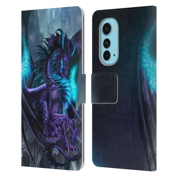Ruth Thompson Dragons 2 Talisman Leather Book Wallet Case Cover For Motorola Edge (2022)