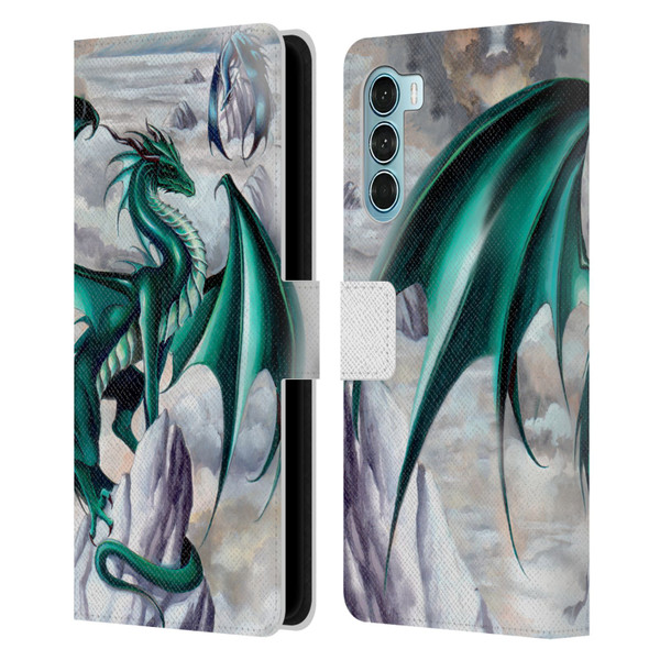 Ruth Thompson Dragons 2 Temptest Leather Book Wallet Case Cover For Motorola Edge S30 / Moto G200 5G