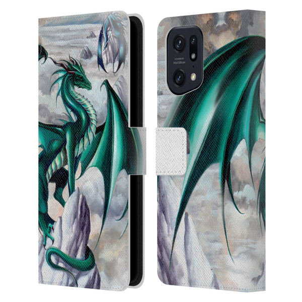 Ruth Thompson Dragons 2 Temptest Leather Book Wallet Case Cover For OPPO Find X5