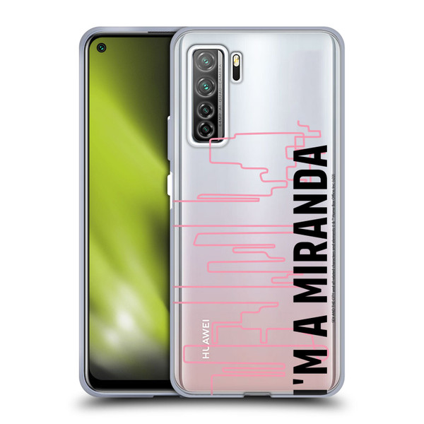 Sex and The City: Television Series Characters Miranda Soft Gel Case for Huawei Nova 7 SE/P40 Lite 5G