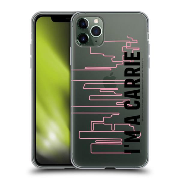 Sex and The City: Television Series Characters Carrie Soft Gel Case for Apple iPhone 11 Pro Max
