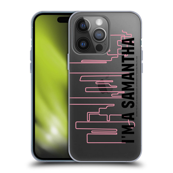 Sex and The City: Television Series Characters Samantha Soft Gel Case for Apple iPhone 14 Pro
