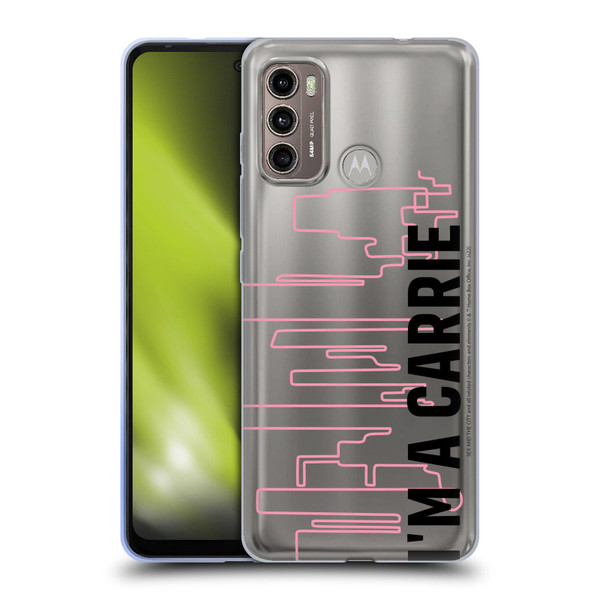 Sex and The City: Television Series Characters Carrie Soft Gel Case for Motorola Moto G60 / Moto G40 Fusion