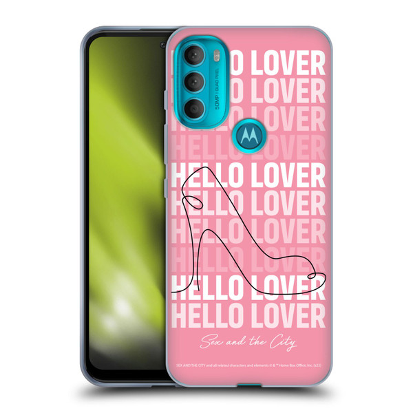 Sex and The City: Television Series Characters Hello Lover Carrie Soft Gel Case for Motorola Moto G71 5G