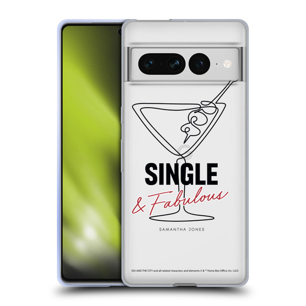 Sex and The City: Television Series Characters Single And Fabulous Samantha Soft Gel Case for Google Pixel 7 Pro