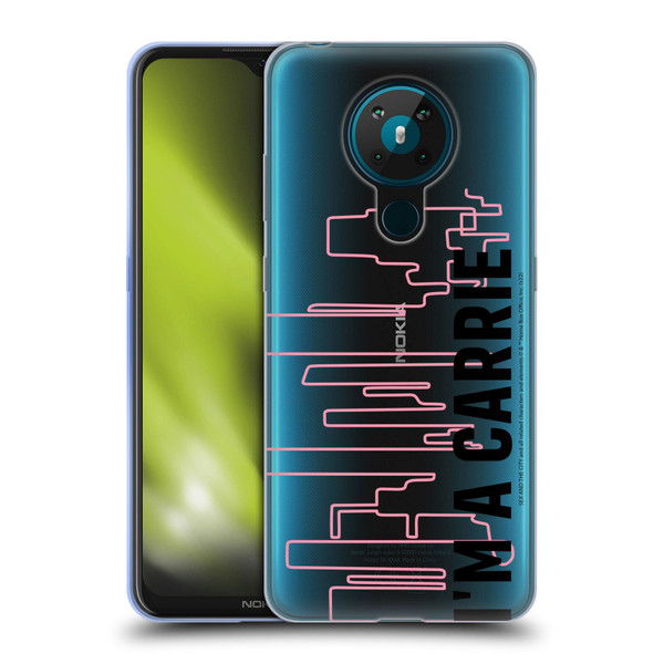 Sex and The City: Television Series Characters Carrie Soft Gel Case for Nokia 5.3