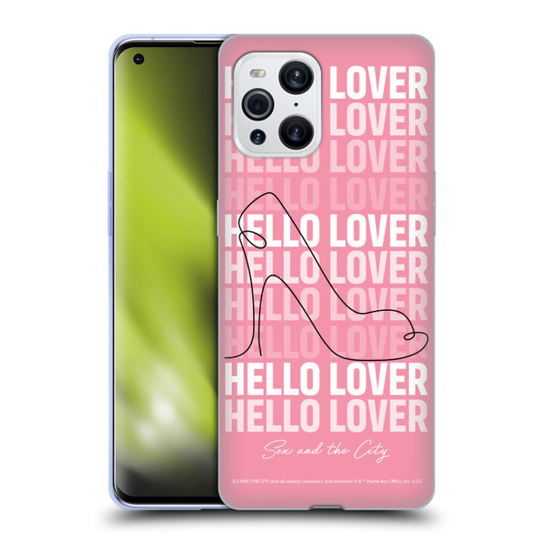 Sex and The City: Television Series Characters Hello Lover Carrie Soft Gel Case for OPPO Find X3 / Pro