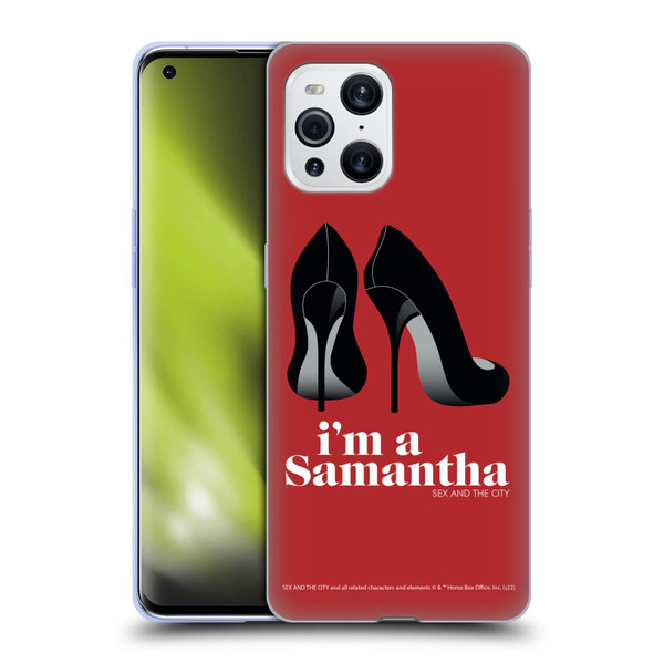 Sex and The City: Television Series Characters I'm A Samantha Soft Gel Case for OPPO Find X3 / Pro