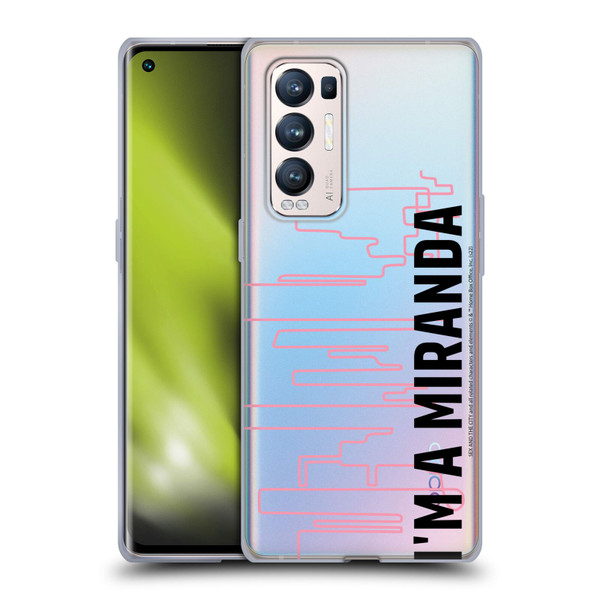 Sex and The City: Television Series Characters Miranda Soft Gel Case for OPPO Find X3 Neo / Reno5 Pro+ 5G