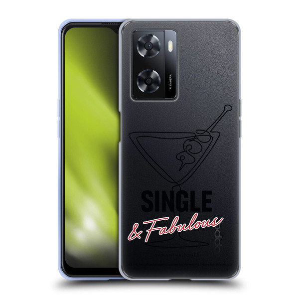 Sex and The City: Television Series Characters Single And Fabulous Samantha Soft Gel Case for OPPO A57s