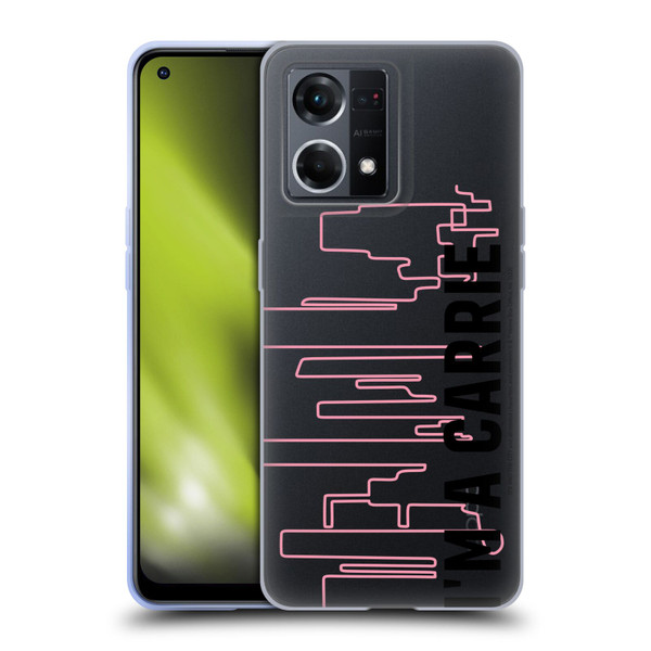 Sex and The City: Television Series Characters Carrie Soft Gel Case for OPPO Reno8 4G