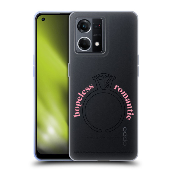 Sex and The City: Television Series Characters Hopeless Romantic Charlotte Soft Gel Case for OPPO Reno8 4G