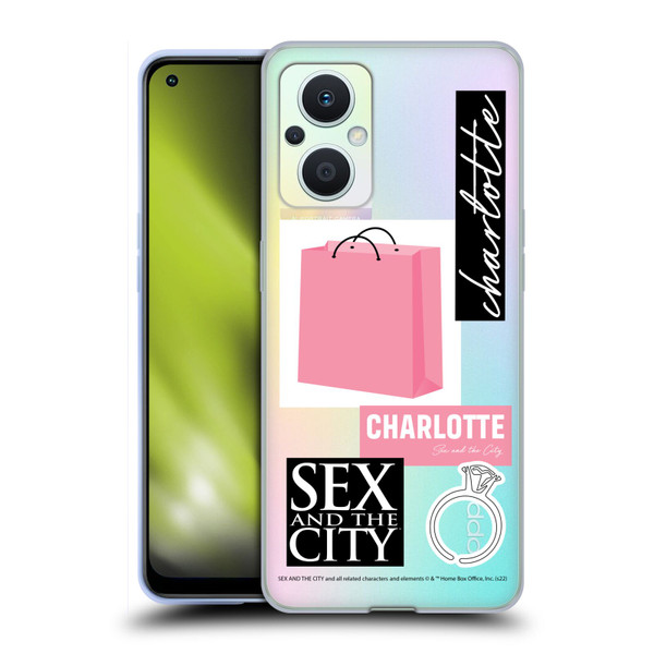 Sex and The City: Television Series Characters Shopping Bag Charlotte Soft Gel Case for OPPO Reno8 Lite
