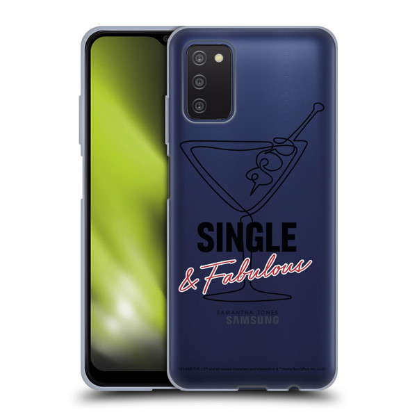 Sex and The City: Television Series Characters Single And Fabulous Samantha Soft Gel Case for Samsung Galaxy A03s (2021)