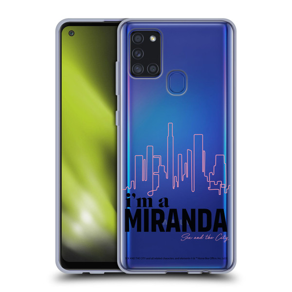 Sex and The City: Television Series Characters I'm A Miranda Soft Gel Case for Samsung Galaxy A21s (2020)