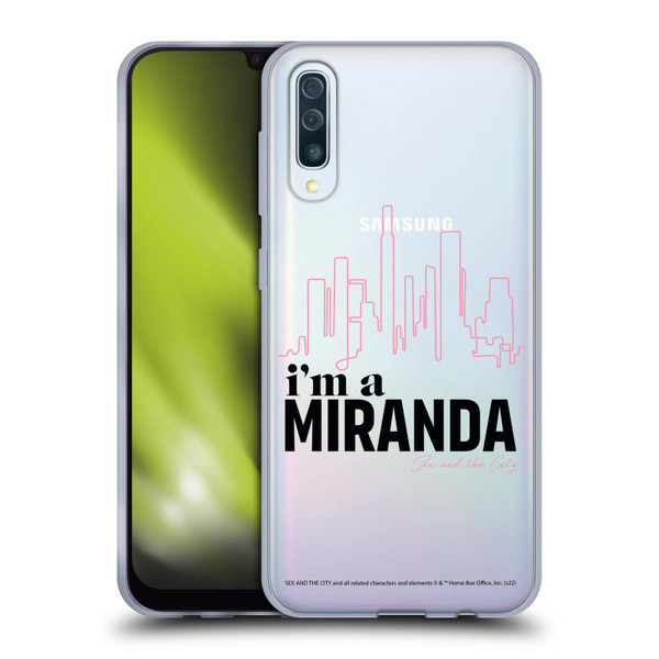 Sex and The City: Television Series Characters I'm A Miranda Soft Gel Case for Samsung Galaxy A50/A30s (2019)