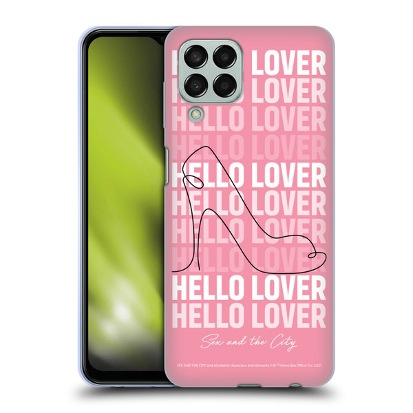 Sex and The City: Television Series Characters Hello Lover Carrie Soft Gel Case for Samsung Galaxy M33 (2022)
