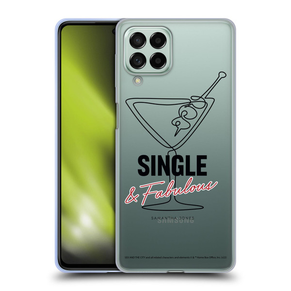 Sex and The City: Television Series Characters Single And Fabulous Samantha Soft Gel Case for Samsung Galaxy M53 (2022)