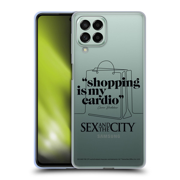 Sex and The City: Television Series Characters Shopping Cardio Carrie Soft Gel Case for Samsung Galaxy M53 (2022)