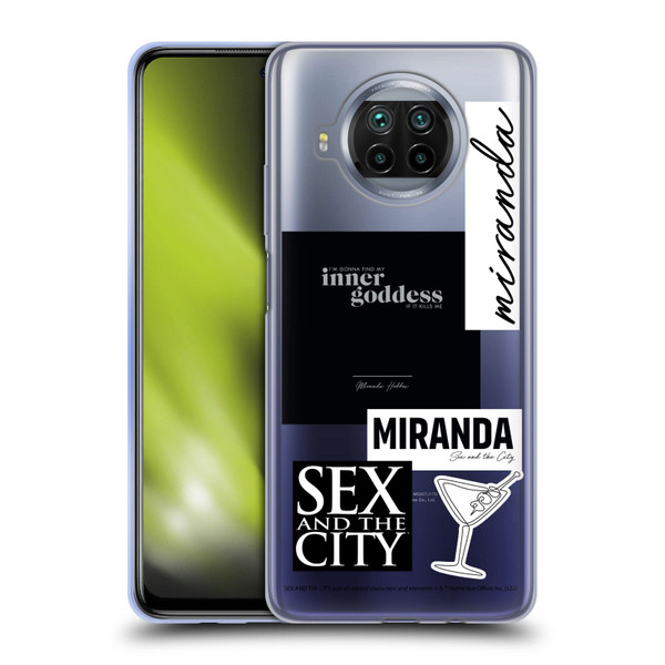 Sex and The City: Television Series Characters Inner Goddess Miranda Soft Gel Case for Xiaomi Mi 10T Lite 5G