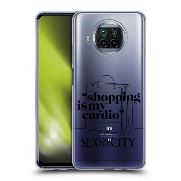 Sex and The City: Television Series Characters Shopping Cardio Carrie Soft Gel Case for Xiaomi Mi 10T Lite 5G