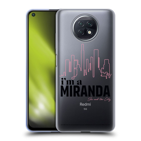 Sex and The City: Television Series Characters I'm A Miranda Soft Gel Case for Xiaomi Redmi Note 9T 5G