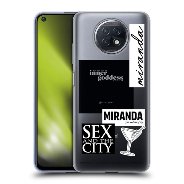 Sex and The City: Television Series Characters Inner Goddess Miranda Soft Gel Case for Xiaomi Redmi Note 9T 5G