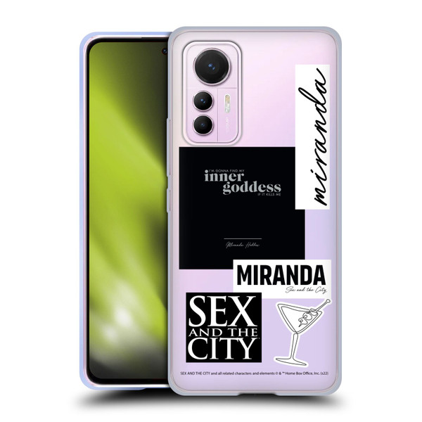 Sex and The City: Television Series Characters Inner Goddess Miranda Soft Gel Case for Xiaomi 12 Lite