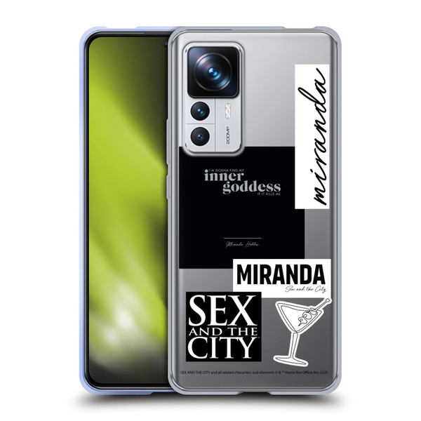 Sex and The City: Television Series Characters Inner Goddess Miranda Soft Gel Case for Xiaomi 12T Pro