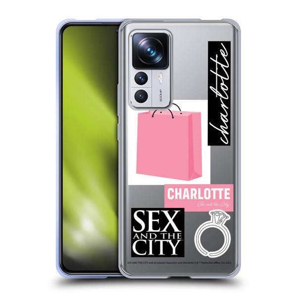 Sex and The City: Television Series Characters Shopping Bag Charlotte Soft Gel Case for Xiaomi 12T Pro