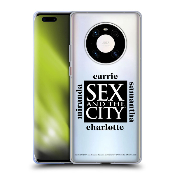 Sex and The City: Television Series Graphics Character 1 Soft Gel Case for Huawei Mate 40 Pro 5G