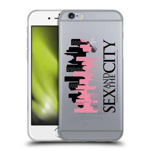 Sex and The City: Television Series Graphics City Soft Gel Case for Apple iPhone 6 / iPhone 6s