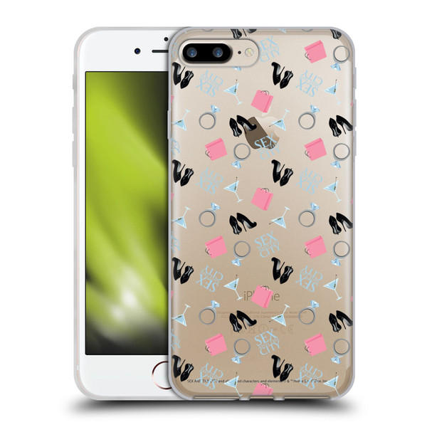 Sex and The City: Television Series Graphics Pattern Soft Gel Case for Apple iPhone 7 Plus / iPhone 8 Plus