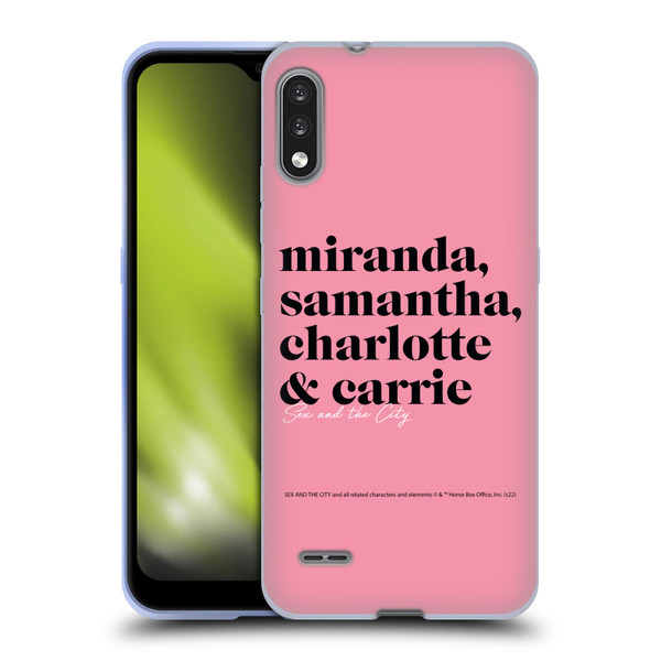 Sex and The City: Television Series Graphics Character 2 Soft Gel Case for LG K22