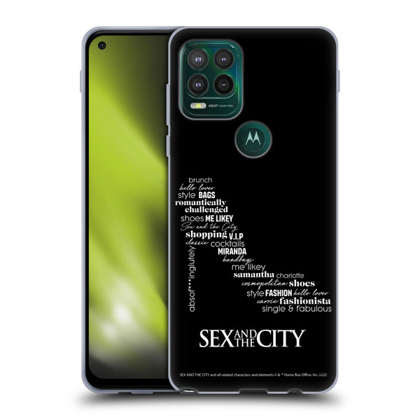 Sex and The City: Television Series Graphics Shoe Soft Gel Case for Motorola Moto G Stylus 5G 2021