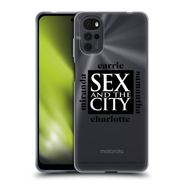 Sex and The City: Television Series Graphics Character 1 Soft Gel Case for Motorola Moto G22