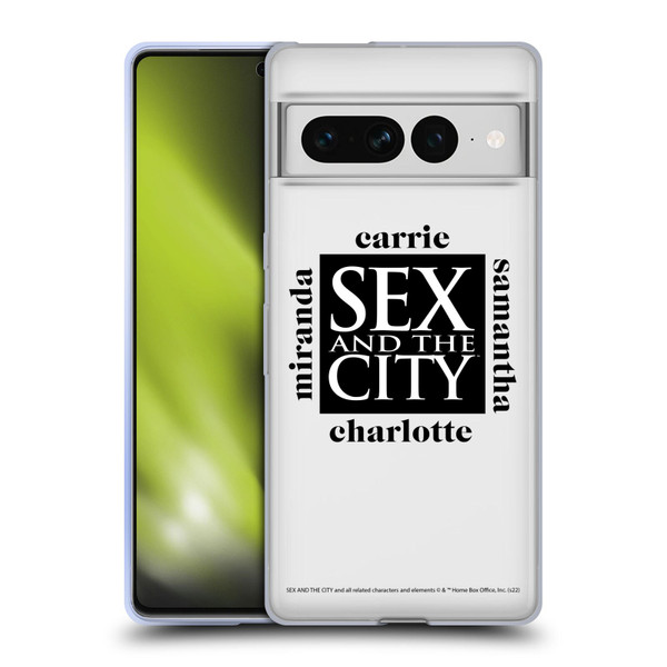 Sex and The City: Television Series Graphics Character 1 Soft Gel Case for Google Pixel 7 Pro