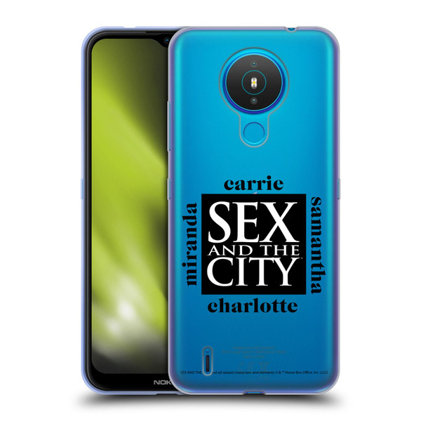 Sex and The City: Television Series Graphics Character 1 Soft Gel Case for Nokia 1.4