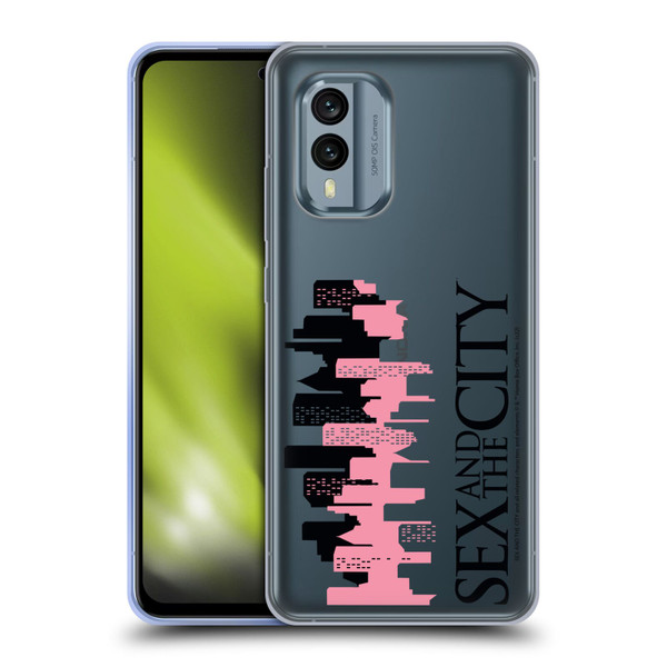 Sex and The City: Television Series Graphics City Soft Gel Case for Nokia X30