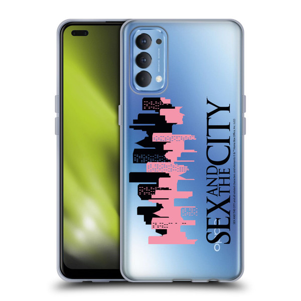 Sex and The City: Television Series Graphics City Soft Gel Case for OPPO Reno 4 5G