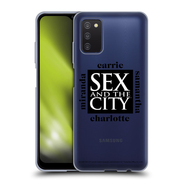 Sex and The City: Television Series Graphics Character 1 Soft Gel Case for Samsung Galaxy A03s (2021)