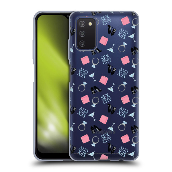 Sex and The City: Television Series Graphics Pattern Soft Gel Case for Samsung Galaxy A03s (2021)