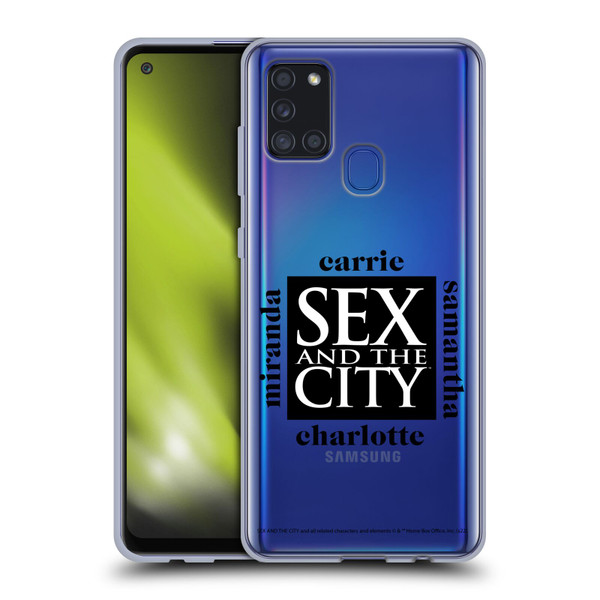 Sex and The City: Television Series Graphics Character 1 Soft Gel Case for Samsung Galaxy A21s (2020)