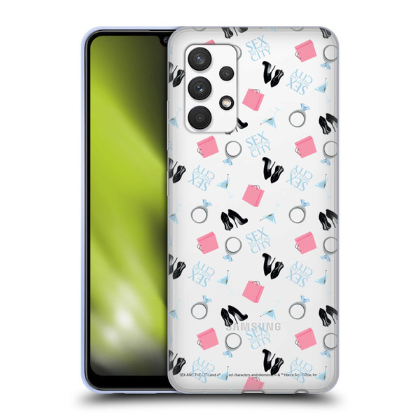 Sex and The City: Television Series Graphics Pattern Soft Gel Case for Samsung Galaxy A32 (2021)