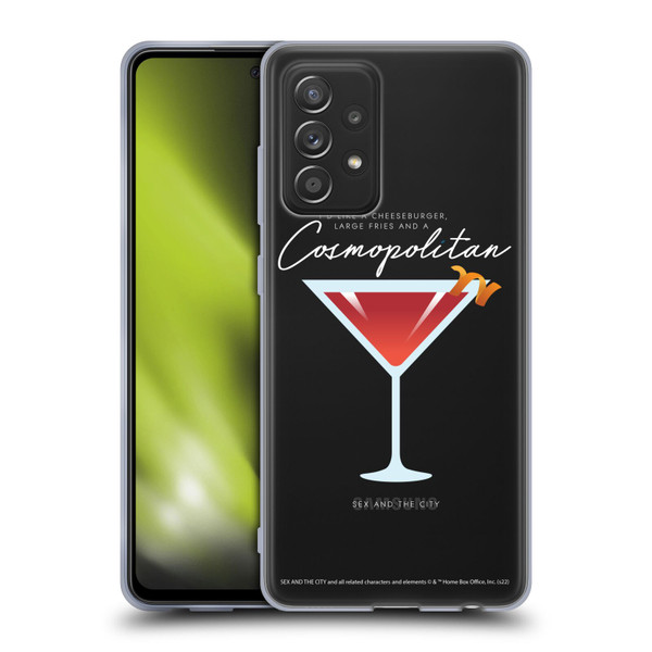 Sex and The City: Television Series Graphics Glass Soft Gel Case for Samsung Galaxy A52 / A52s / 5G (2021)