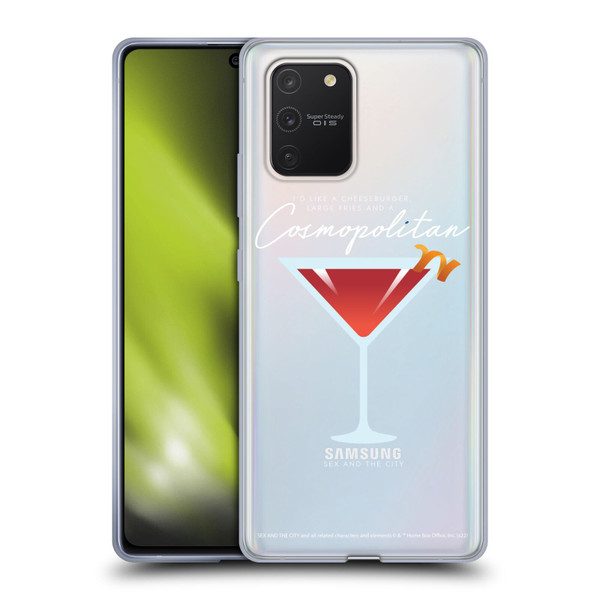 Sex and The City: Television Series Graphics Glass Soft Gel Case for Samsung Galaxy S10 Lite