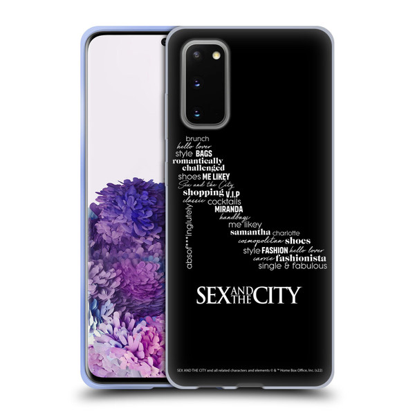 Sex and The City: Television Series Graphics Shoe Soft Gel Case for Samsung Galaxy S20 / S20 5G