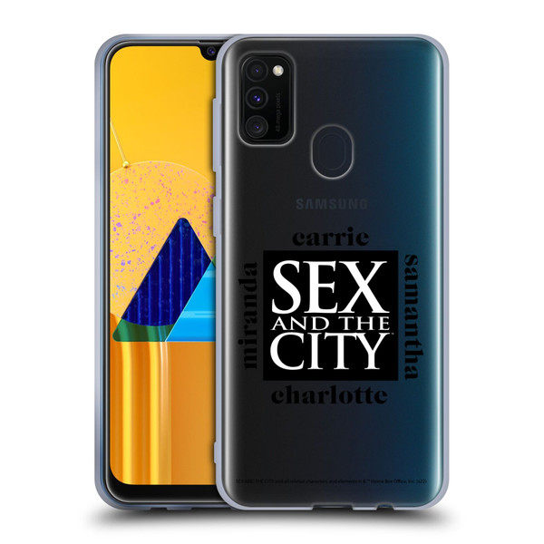 Sex and The City: Television Series Graphics Character 1 Soft Gel Case for Samsung Galaxy M30s (2019)/M21 (2020)