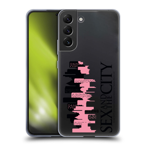 Sex and The City: Television Series Graphics City Soft Gel Case for Samsung Galaxy S22+ 5G