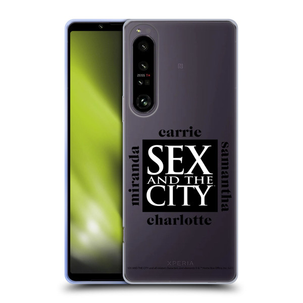 Sex and The City: Television Series Graphics Character 1 Soft Gel Case for Sony Xperia 1 IV